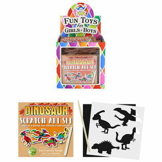 Display Dinosauri Magici da Grattare Eco Friendly (108 pz.)