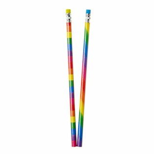 Matite Arcobaleno con Gomma (12 pz.) - Ingrosso