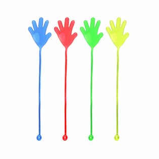 MANINA APPICCICOSA CON CORDA - COLORI MISTI (12 pz.)