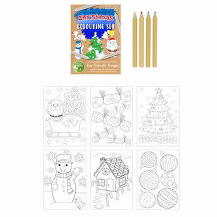 Set da Disegno Natalizio ECO FRIENDLY - Unicorno (25 pezzi)
