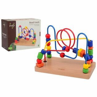 Jouéco - Labirinto di Perline in Legno - Da 12 Mesi (1 pz.)
