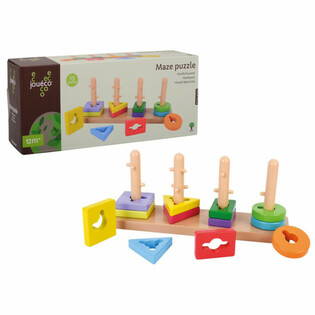 Puzzle Labirinto in Legno JOUECO - 12 Mesi e oltre