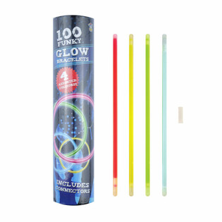Braccialetti Luminosi Glow - Tubo da 100 Pezzi