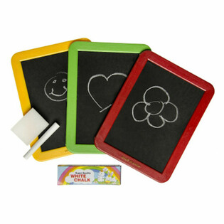 Lavagne con Spugna e Gessetti - Colori Misti (12 pz.)