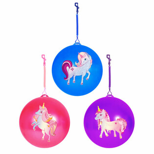 Palla Unicorno con Cordino / Bungee Ball Ø23 cm (24 pz.)