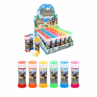 Bolle di Sapone Pirati 50ml con Gioco di Pazienza (Display 36 pezzi)