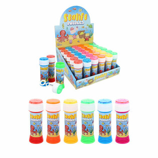 Bolle di Sapone Animali Marini – Sea Life - 50ml in Espositore (36 pz.)