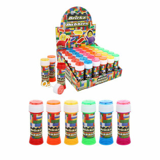 Bolle di Sapone Brickz / Costruzioni 50ml - Display (36 pz.)