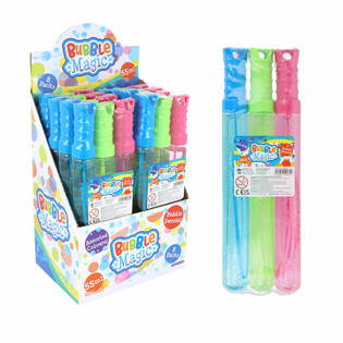 BACCHETTE PER BOLLE DI SAPONE DA 3 PEZZI - IN ESPOSITORE (8 SET)