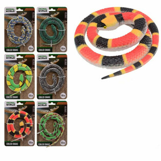 Serpente Animal World su Card (60 cm) - Display 24 pezzi