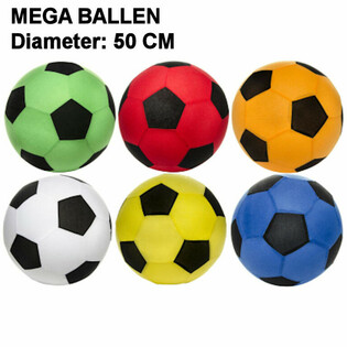 PALLE GIGANTI - DIAMETRO: 50 CM - DISPLAY COLORI MISTI (12 pz.)