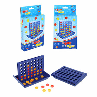Gioco FORZA 4 - Dim. 13x9,5 cm in Confezione Regalo (6 pz)