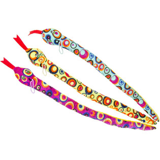 Serpente di peluche - Lunghezza 52 cm - Colori misti (24 pz.)