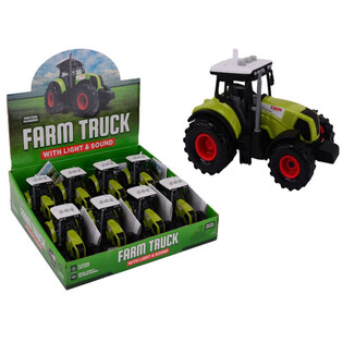 TRATTORE DA FATTORIA CON LUCI E SUONI - IN DISPLAY (8 pz.)