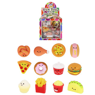 PESCA MIRACOLOSA SQUISHY - PERSONAGGI FAST FOOD - IN ESPOSITORE (60 pz.)