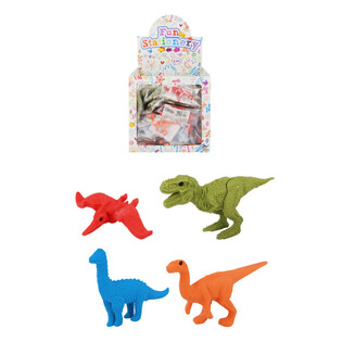 GOMME PER CANCELLARE - MODELLO: MIX DINOSAURI - IN DISPLAY (80 pz.)