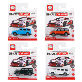 MACCHININE 4x4 PULL BACK SU CARTONCINO (12 pz.)