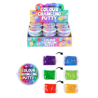 Putty Termosensibile Cambia Colore in Display (24 pz.)
