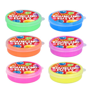 Pasta Rimbalzante Bouncing Putty, 10g - Colori Misti (6 pz.)