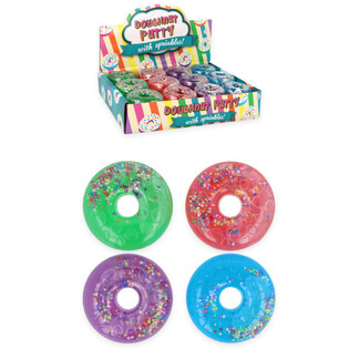 Putty Donuts in espositore colorato - Mix di colori (24 pezzi)