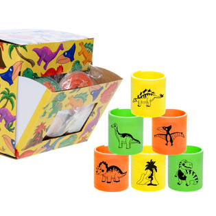 Molle a Spirale Dinosauro in Display (60 pezzi)