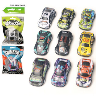 Macchinine da Corsa in Metallo Pull Back in Sacchetto Regalo (24 pezzi)
