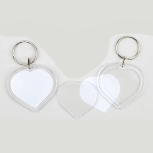 PORTACHIAVI A CUORE DA COLORARE (48 pz.)