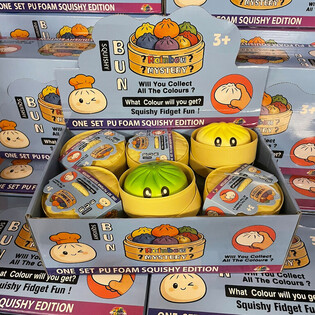 RAGE - Squishy Bun Dumplings GRANDI - ONE SET PU FOAM SQUISHY EDITION (12 pz.)