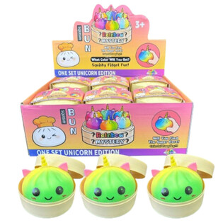 RAGE - Squishy Bun Dumplings GRANDE - EDIZIONE UNICORNO (8.5 x 8.5 x 7.5 cm) (12 pz.)