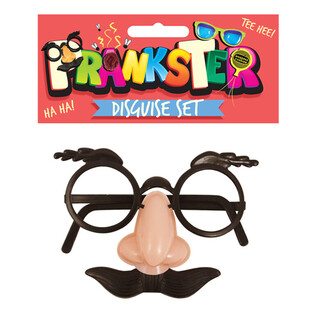 OCCHIALI DA FESTA PER BAMBINI CON BAFFI (12 pz.)