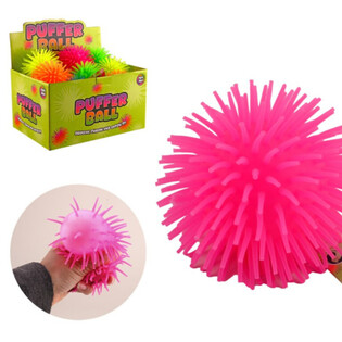 PALLA PUFFER - 9CM - COLORI MISTI - IN ESPOSITORE (24 pz.)