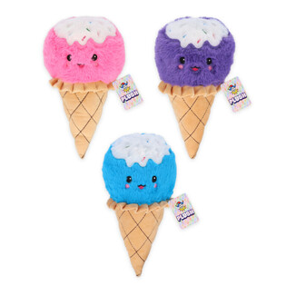 Grandi Gelati di Peluche - 25 cm - Colori Misti (12 pz.)