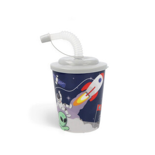 BICCHIERE / COPPA GELATO CON CANNUCCIA &ndash; SPAZIO (12 pz.)