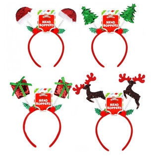 CERCHIETTI DI NATALE ASSORTITI (12 pz.)