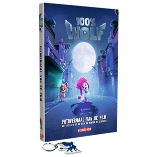 STUDIO 100 - LIBRO 100% WOLF - COPERTINA RIGIDA CON PORTACHIAVI OMAGGIO (20 pz)