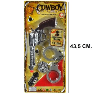 SET DA COWBOY SU SCHEDA - MODELLO 5 (6 pz.)