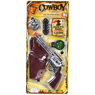SET DA COWBOY SU CARTONCINO - MODELLO 2 (4 pz)