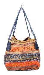 Art.nr: 97716 - BORSA B-FAIR WAVE VIOLA/ROSA/GIALLO (1 pz)