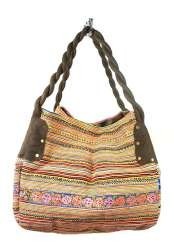 Art.nr: 97718A - B-FAIR Borsa Broccato Grande Marrone (1 pz)