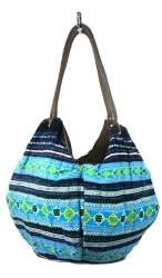 Art.nr: 97732C - B-FAIR Borsa Pouche Marrone/Blu/Giallo (1 pz)