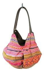 Art.nr: 97734D - Borsa a Spalla B-FAIR Pouche - Marrone/Arcobaleno/Rosa (1 pz)