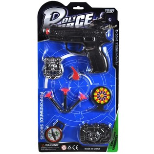 Set della Polizia su Scheda (4 pz.)