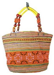 Borsa B-FAIR Beads Marrone/Giallo (1 pz)