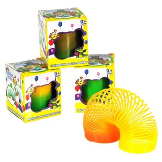 MOLLA SPIRALE ARCOBALENO IN SCATOLA Ø 5 CM (24 pz)