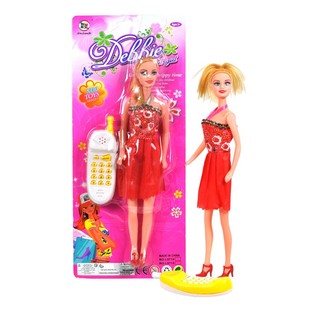 BAMBOLA DEBBY CON TELEFONO SU CARD (6 pz.)