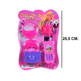 Set Bellezza Beauty Girl su Card (6 pz.)