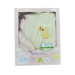 Accappatoio per Bambini BABY BOW Giallo / Rosa