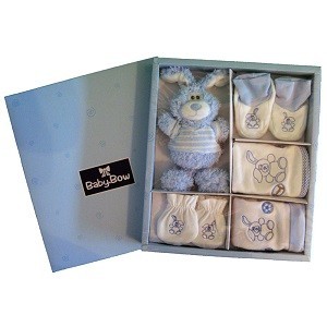 Set Regalo Neonato BABY BOW 5 Pezzi - Bambino