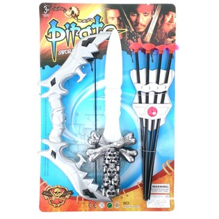 Set di gioco arco e frecce da 7 pezzi (6 pz.)