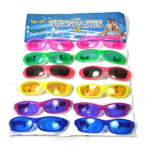 OCCHIALI DA SOLE PER BAMBINI SU SCHEDA - MODELLO 2 (12 pz.)